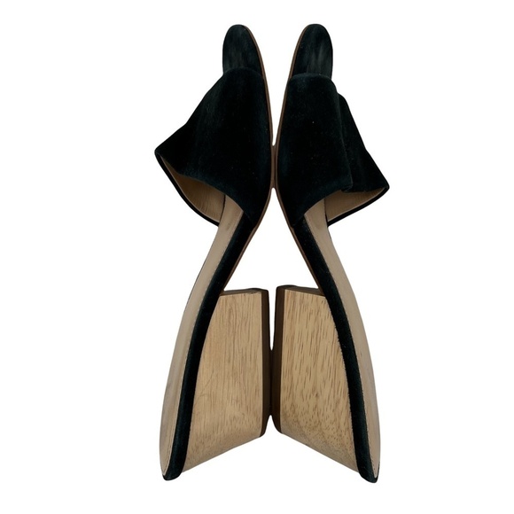 Botkier Carlie Black Suede Block Heel Sandals Size 8.5 Women’s - Picture 6 of 8